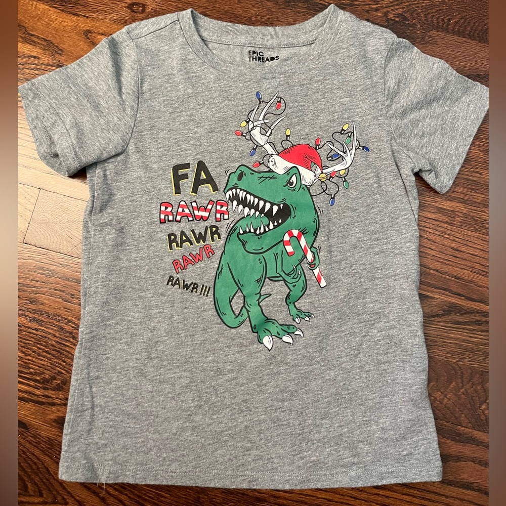 Dinosaur Christmas shirt